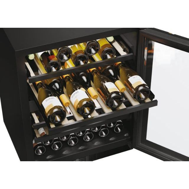 Haier Dual Zone Wine Cooler 44-Bottles | Black - HAKWBD60UK