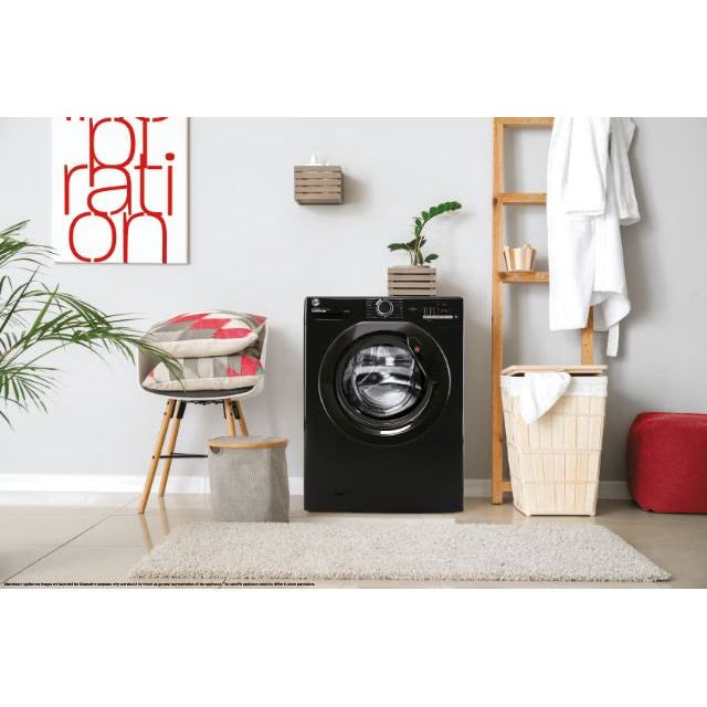 Hoover H-WASH 300 Lite 9KG 1400RPM Freestanding Washing Machine - Black | H3W492DABB4/1-80 Hoover Washing Machine Redmond Electric