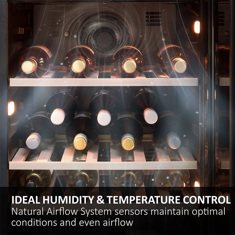 Haier Wine Bank 50 Series 7 Wine Cooler 42-Bottles | Black - HWS42GDAU1 Redmond Electric Gorey
