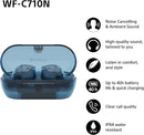 True Wireless Noise Cancelling Earbuds Glass Blue