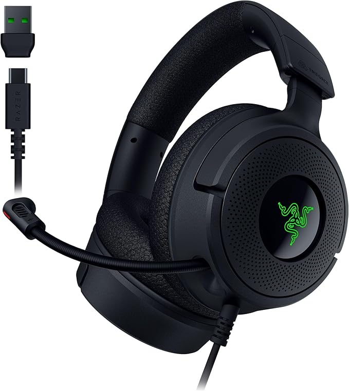 Kraken V4 X Wired Gaming Headset Black