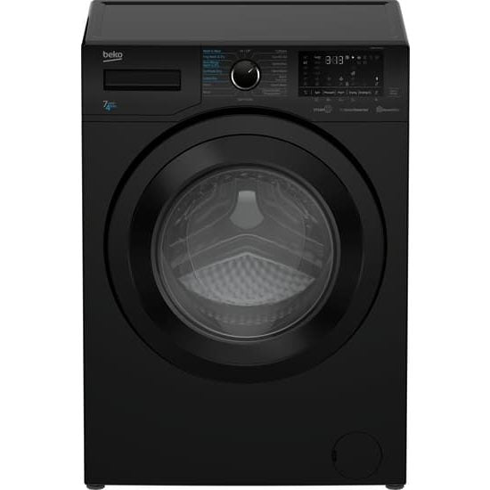 Beko 7kg Wash & 4kg Dry Washer Dryer Black WDER7440421B Beko Redmond Electric