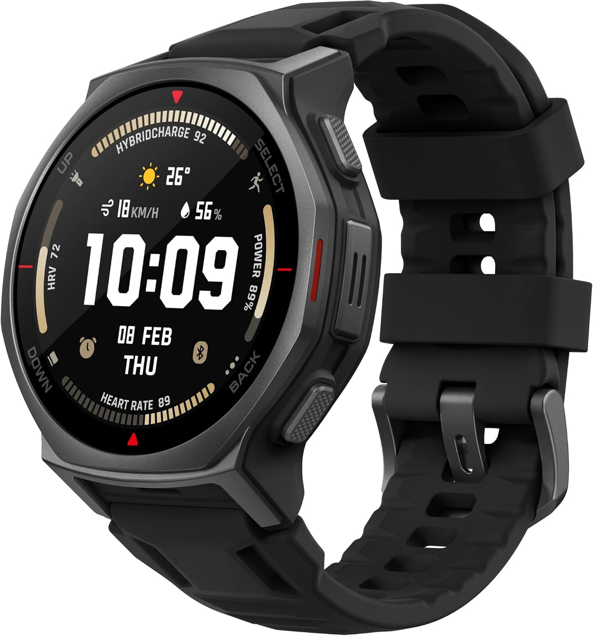 Amazfit T-Rex 3 Pro 44mm Smartwatch, Tactical Black 146-W2548GL5N