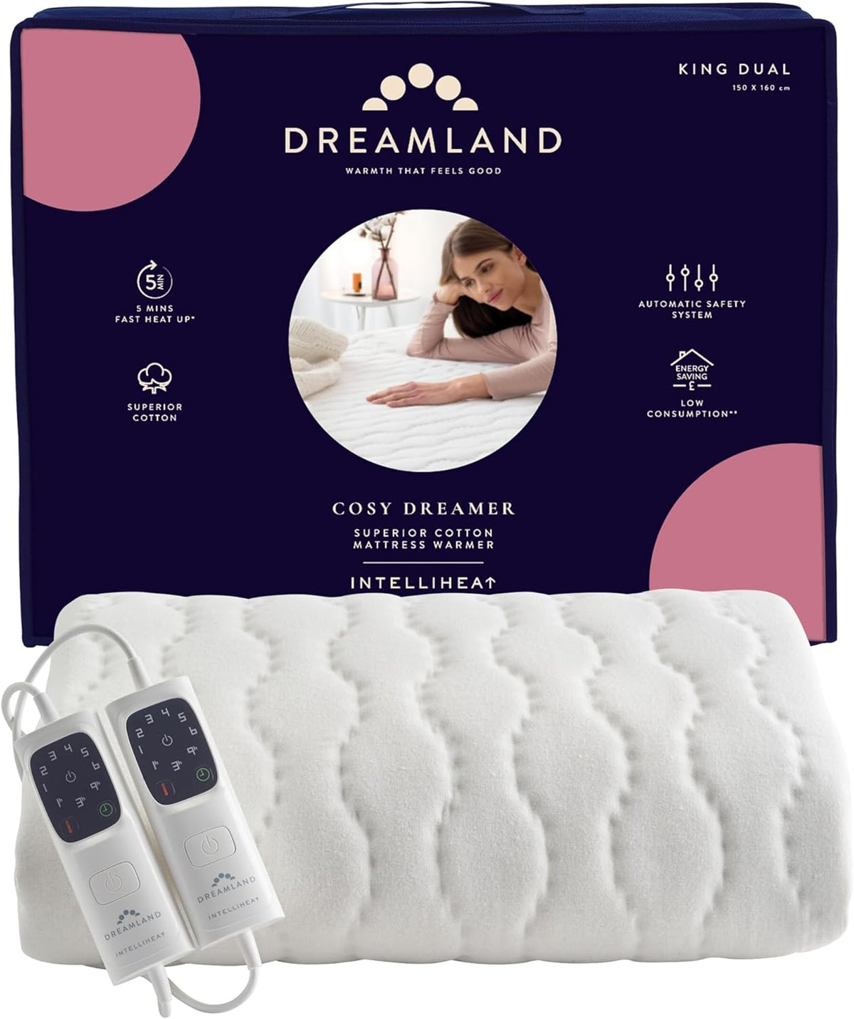Cosy Dreamer King Electric Underblanket with Dual Controls | 16999