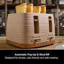 Clay 4 Slice Toaster Felspar