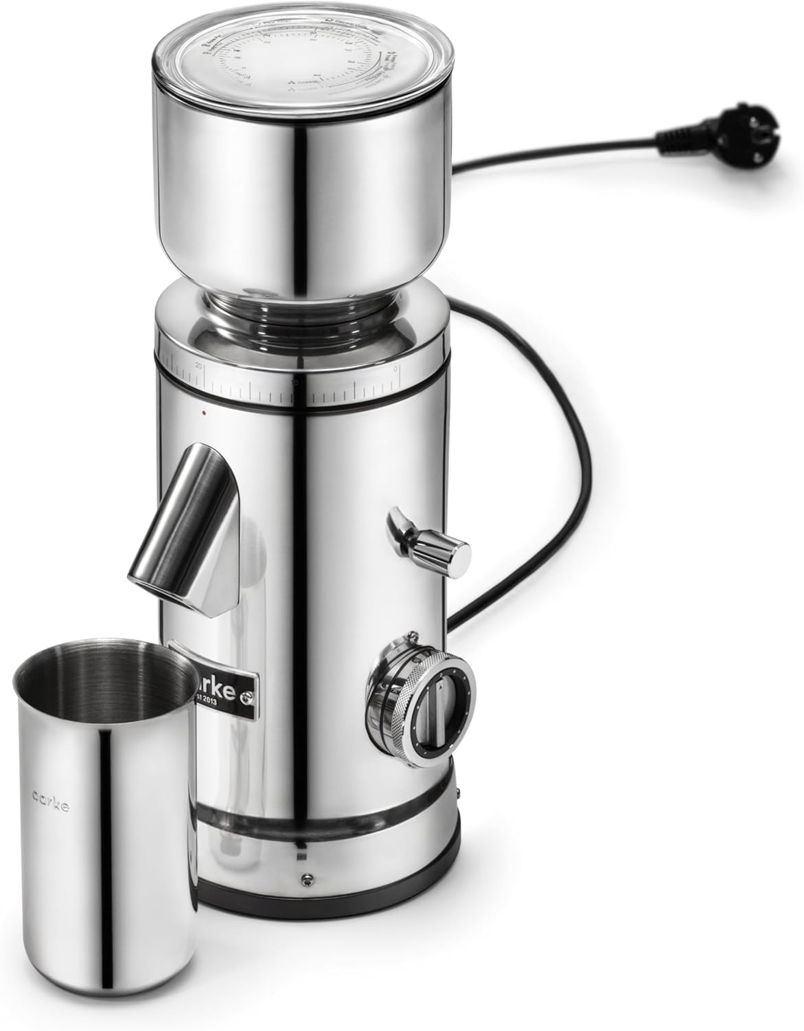 Flat Burr Coffee Grinder | Stainless Steel