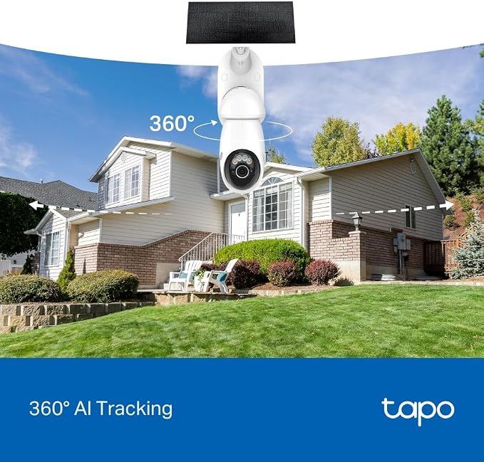 Tapo C660 KIT Solar-Powered 4K Pan & Tilt Security Camera Kit