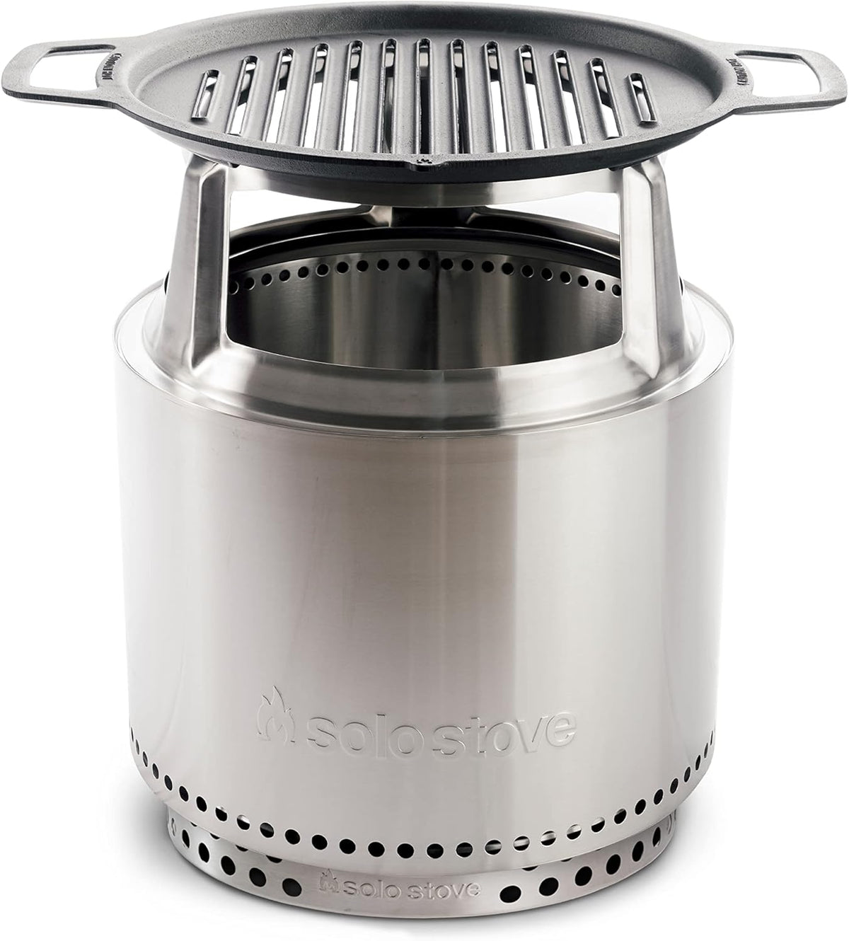 Bonfire Cast Iron Grill & Hub Cooking Bundle