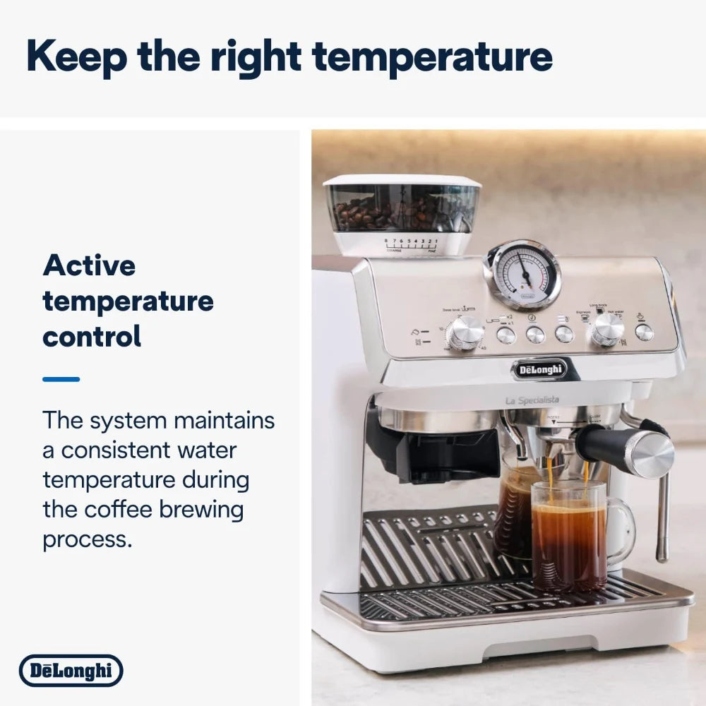 De'Longhi La Specialista Arte Bean To Cup Coffee Machine | White- EC9155.W Redmond Electric Gorey