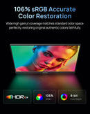 Z1FC 16.1-Inch Full HD 144Hz Portable Gaming Monitor Black