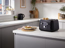 Dawn 4 Slice Toaster Midnight Black