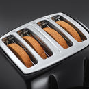 Textures 4 Slice Toaster Black