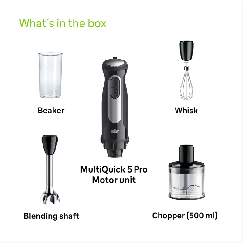 Braun MultiQuick 5 Pro Hand Blender | Black - MQ55236.M Redmond Electric Gorey