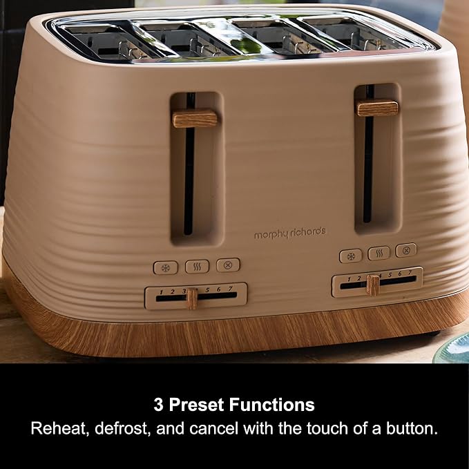 Clay 4 Slice Toaster Felspar