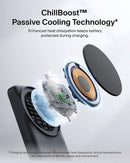 BoostCharge Pro 3-in-1 Magnetic Wireless Charging Stand Black