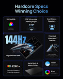 Z1FC 16.1-Inch Full HD 144Hz Portable Gaming Monitor Black