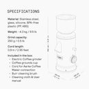 Flat Burr Coffee Grinder | Stainless Steel