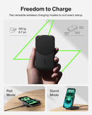 BoostCharge Pro 3-in-1 Magnetic Wireless Charging Stand Black