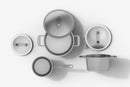 Meta 10-Piece Stainless Steel Cookware Set