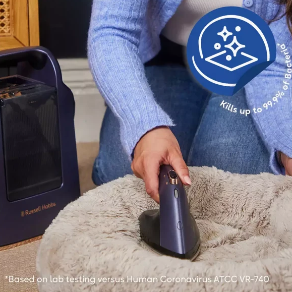 Russell Hobbs Steam Genie™ Maestro 2-in-1 Handheld Steamer | Midnight Blue - 27600 Redmond Electric Gorey
