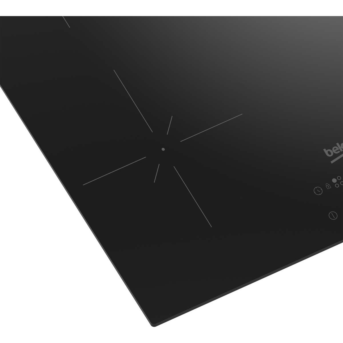 59 cm Electric Induction Hob - Black