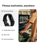 Fitbit Charge 6 Obsidian Band With Aluminium Case | Black Aluminium Redmond Electric Gorey