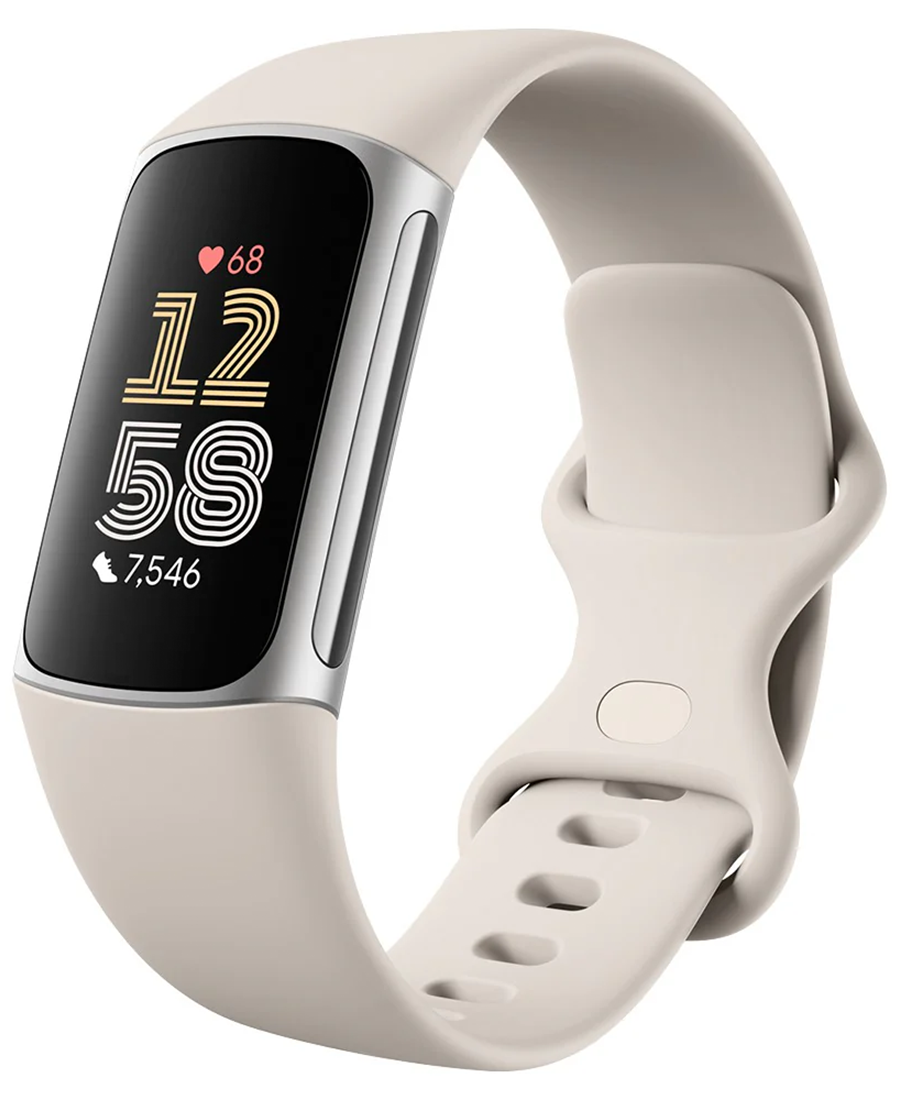 Fitbit Charge 6 Band With Aluminium Case | Porcelain/Silver Aluminium - 79-GA05185-GB Redmond Electric Gorey