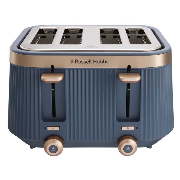 Russell Hobbs Bronte 4-Slice 1960W Toaster, Soft Navy 26772 Toaster