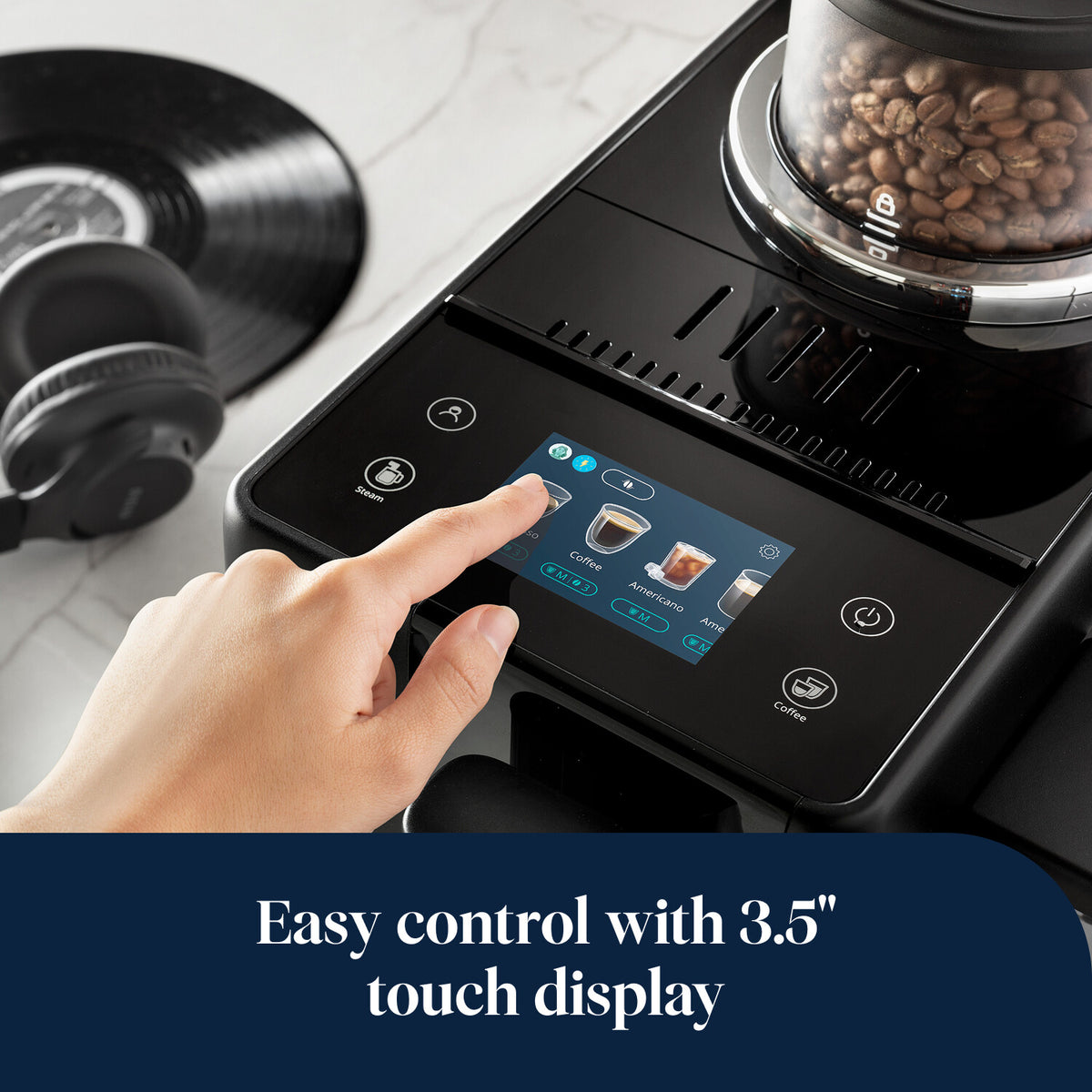 Rivelia Bean to Cup Coffee Machine Onyx Black