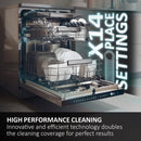Haier I-Pro Shine Series 7 14 Place Dishwasher | Graphite -  XF4A4M4PDA-80