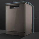 Haier I-Pro Shine Series 7 14 Place Dishwasher | Graphite -  XF4A4M4PDA-80