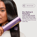 Shark SilkiPro Hair Straightener + Dryer in One with Storage Case | Plum Satin - HT401UKPU Redmond Electric Gorey