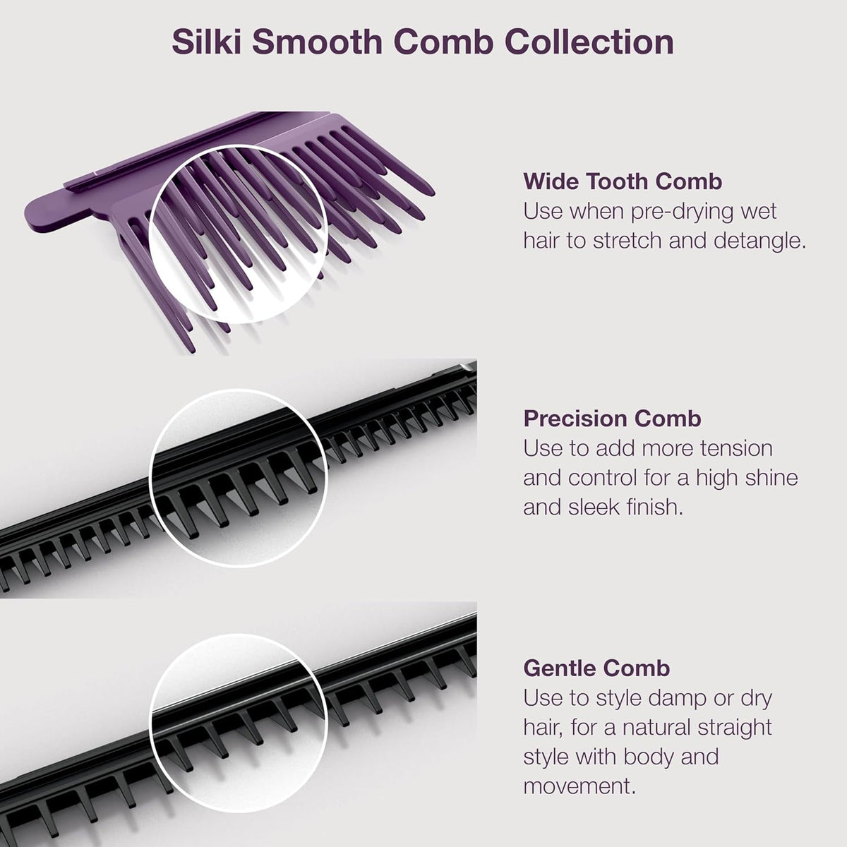 Shark SilkiPro Hair Straightener + Dryer in One with Storage Case | Plum Satin - HT401UKPU Redmond Electric Gorey
