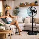 20-Inch High-Velocity Stand Fan with 360° Adjustable Head