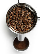 Flat Burr Coffee Grinder | Stainless Steel