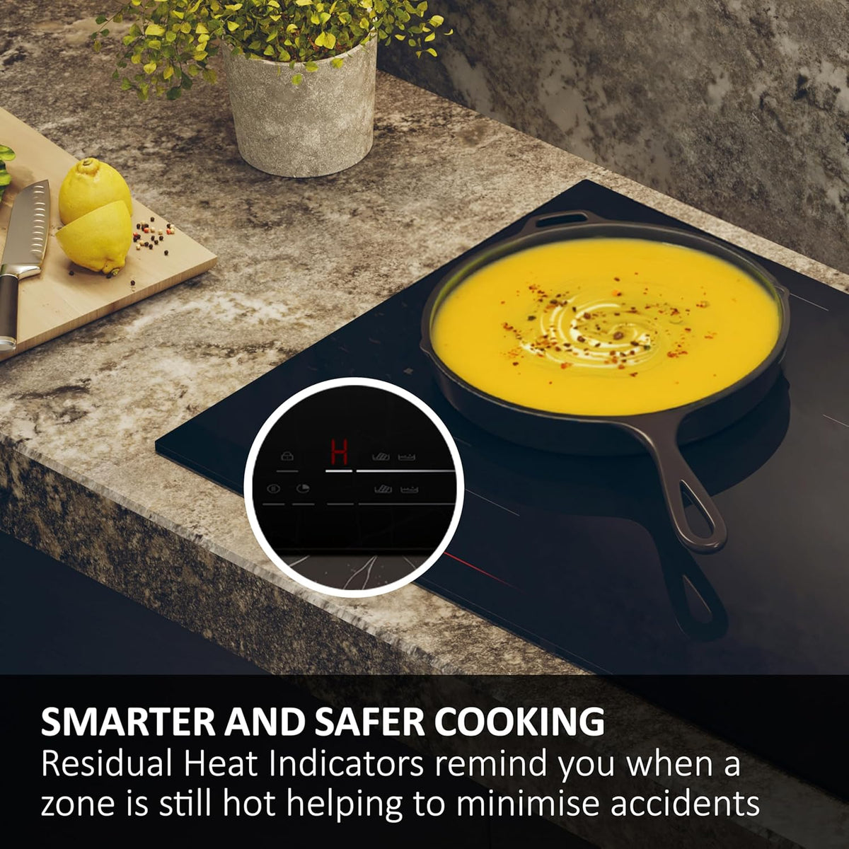 ID Series 2 60cm 4 Zone Induction Hob with WiFi | HAISJ64MC