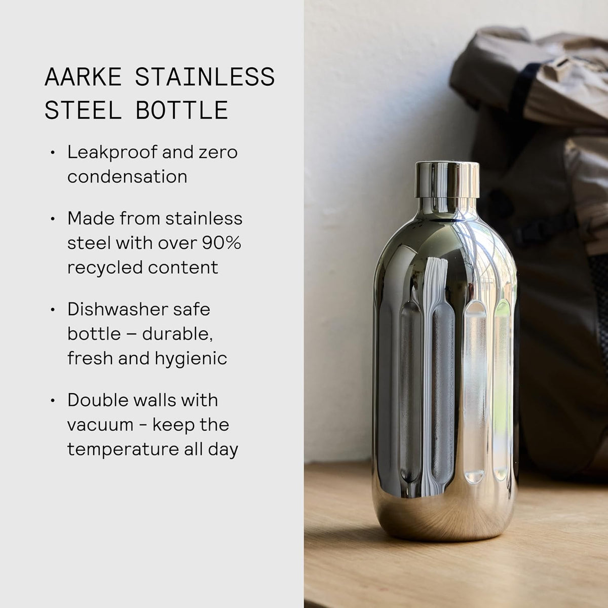 500ml To-Go Bottle - Bottle for Carbonator Pro | Stainless Steel