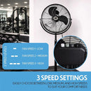 20-Inch High-Velocity Stand Fan with 360° Adjustable Head