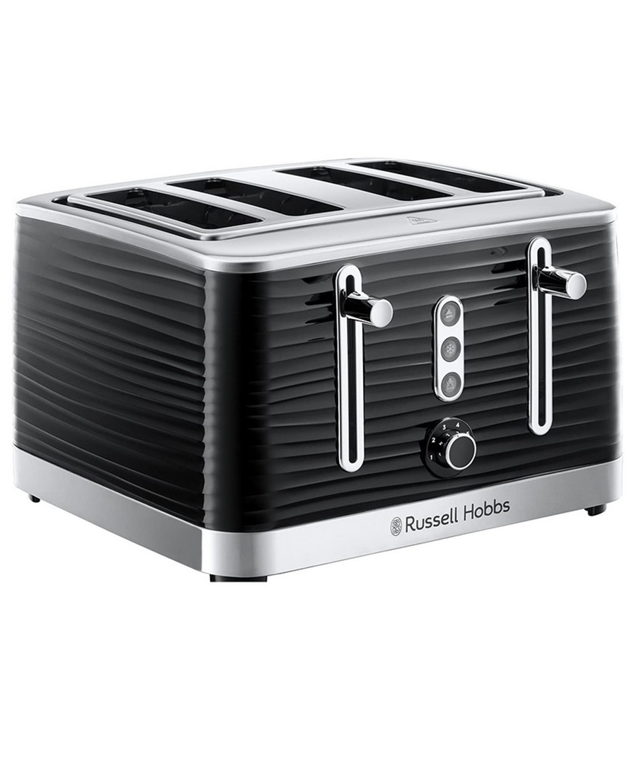 Russell Hobbs Inspire 4 Slice Toaster | Black - 24381 Redmond Electric Gorey