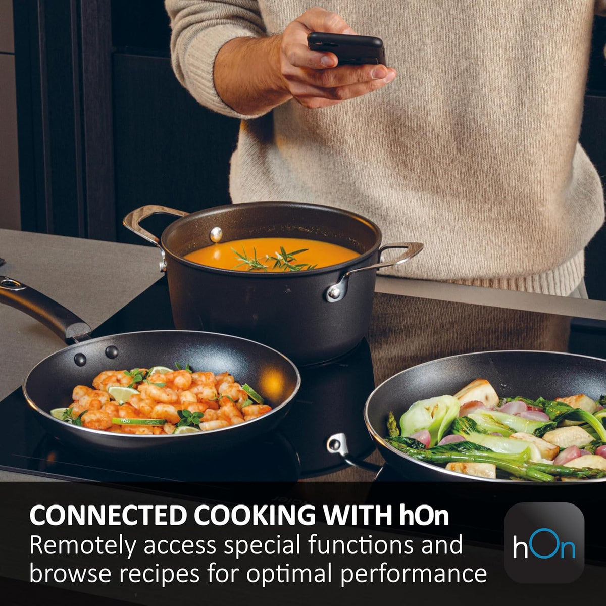 ID Series 2 60cm 4 Zone Induction Hob with WiFi | HAISJ64MC