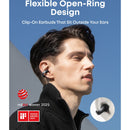 AeroClip Open-Ear Clip-On Earbuds Black