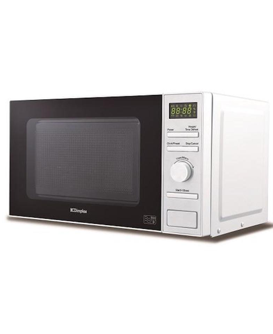 Dimplex 20L 800W Stainless Steel Interior Digital Microwave | White - 980534 Redmond Electric Gorey