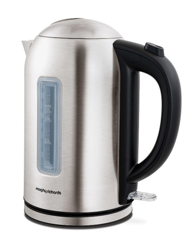 Morphy Richards 1.7L Quiet Boil Kettle | Brushed Steel 980580 Redmond Electric Gorey