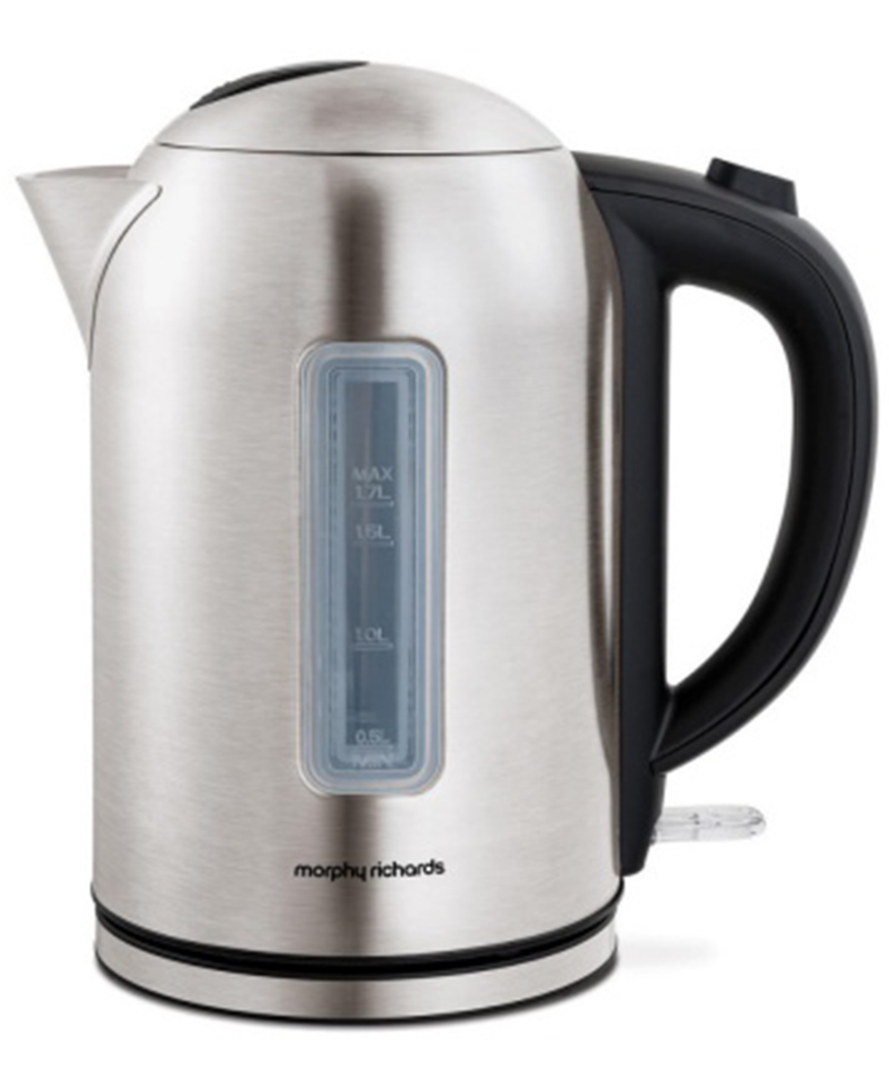 Morphy Richards 1.7L Quiet Boil Kettle | Brushed Steel 980580 Redmond Electric Gorey