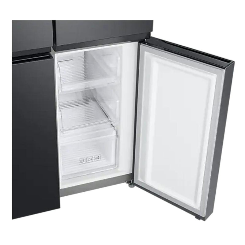 Samsung Series 8 French Style Fridge Freezer with Twin Cooling Plus | Black Steel - RF48A401EB4/EU Redmond Electric Gorey