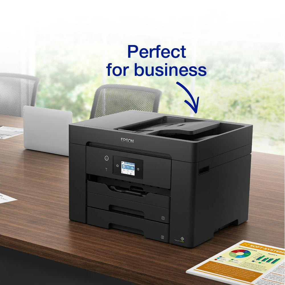 Epson WorkForce WF-7830DTWF Multifunction Inkjet Printer | Black - C11CH68401 Redmond Electric Gorey