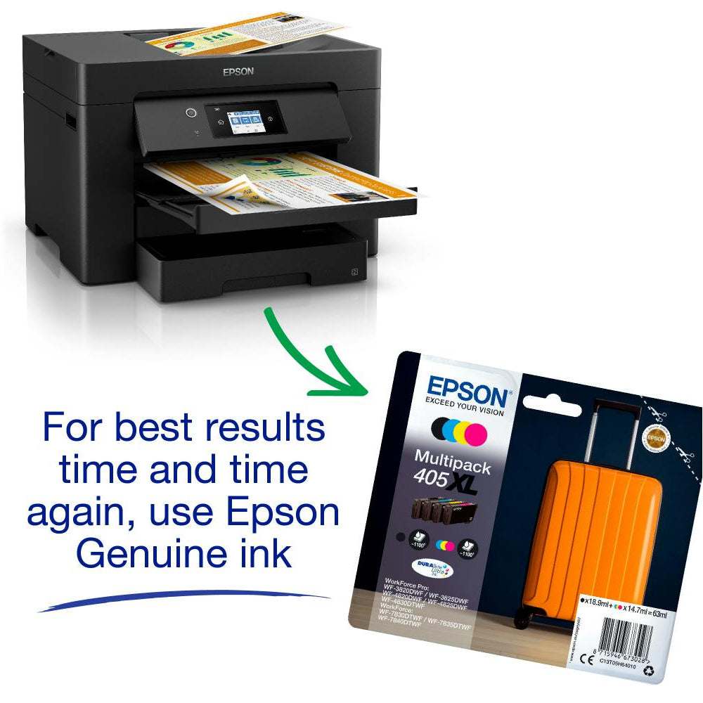 Epson WorkForce WF-7830DTWF Multifunction Inkjet Printer | Black - C11CH68401 Redmond Electric Gorey