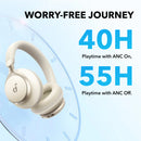 Space One Active Noise Cancelling Headphones | White