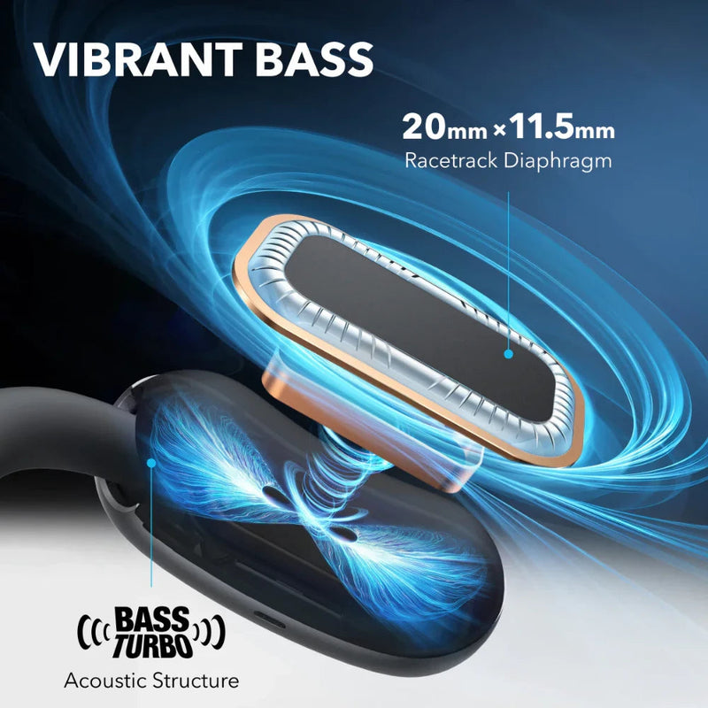 AeroFit 2 Open-Ear Wireless Earbuds | Black