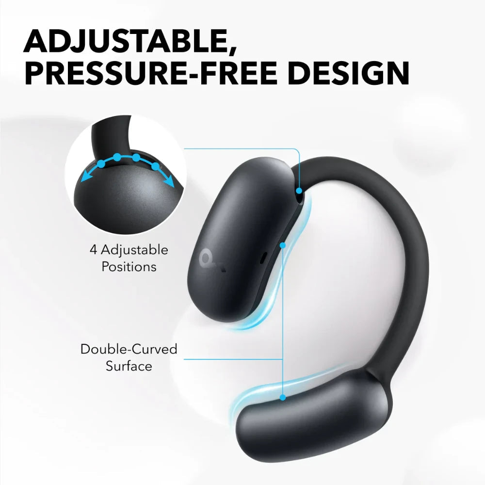 AeroFit 2 Open-Ear Wireless Earbuds | Black